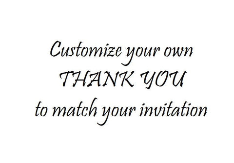 Customize your own THANK YOU