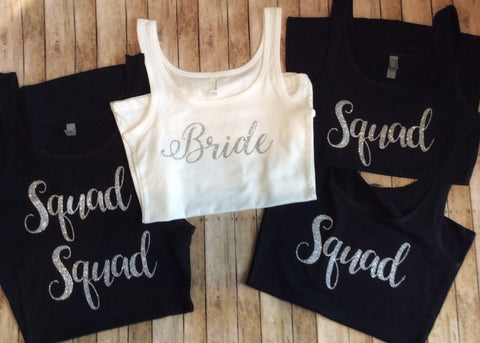 Bride and Squad Tank Tops